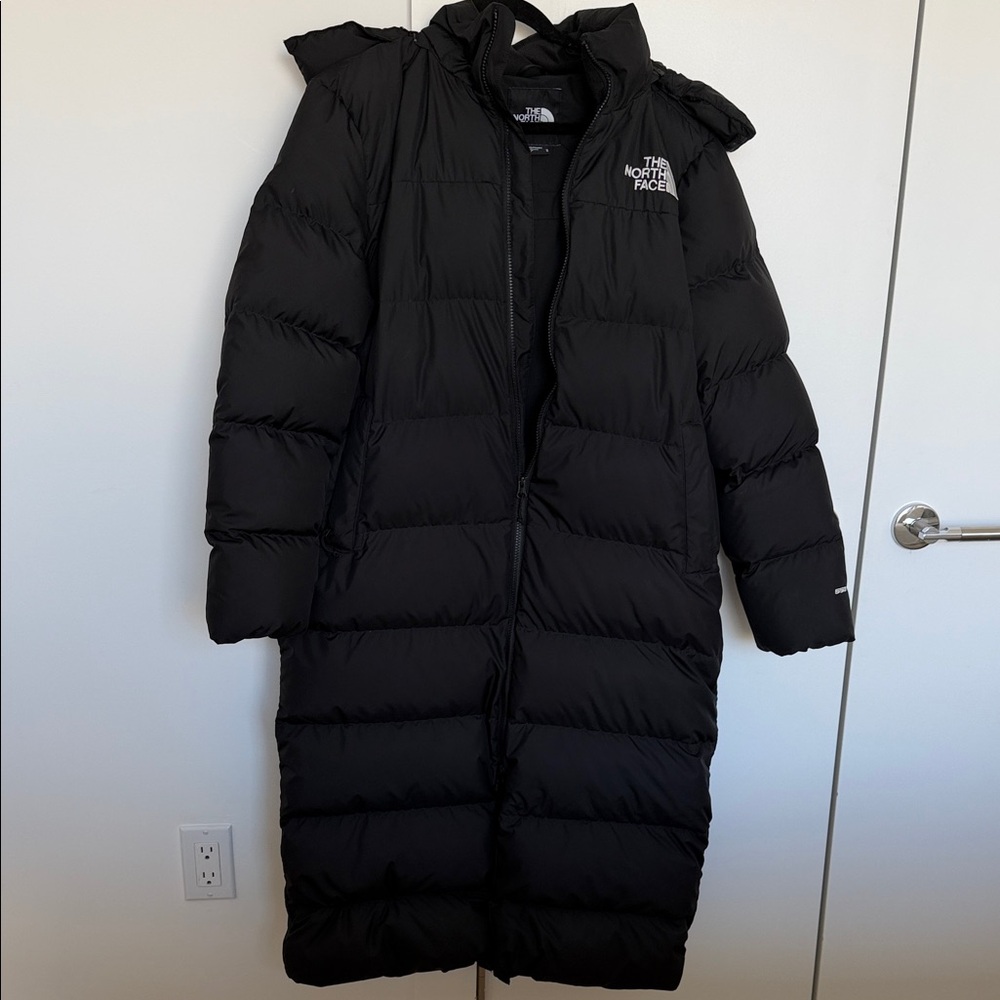 The North Face Long Black Down Coat